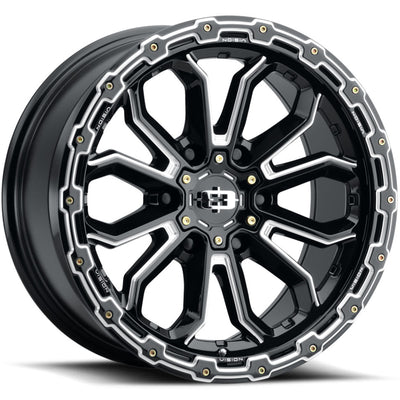 Vision Korupt Black Milled Wheel