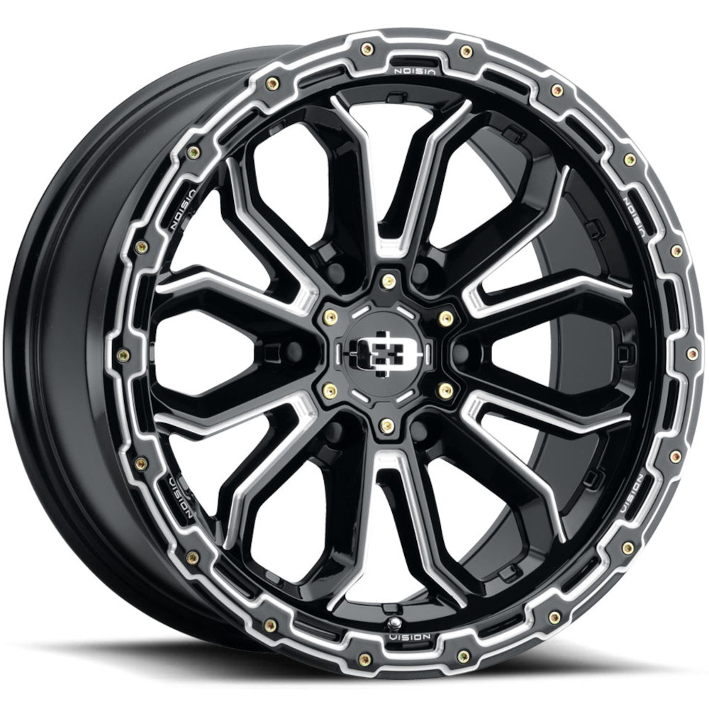 Vision Korupt Black Milled Wheel