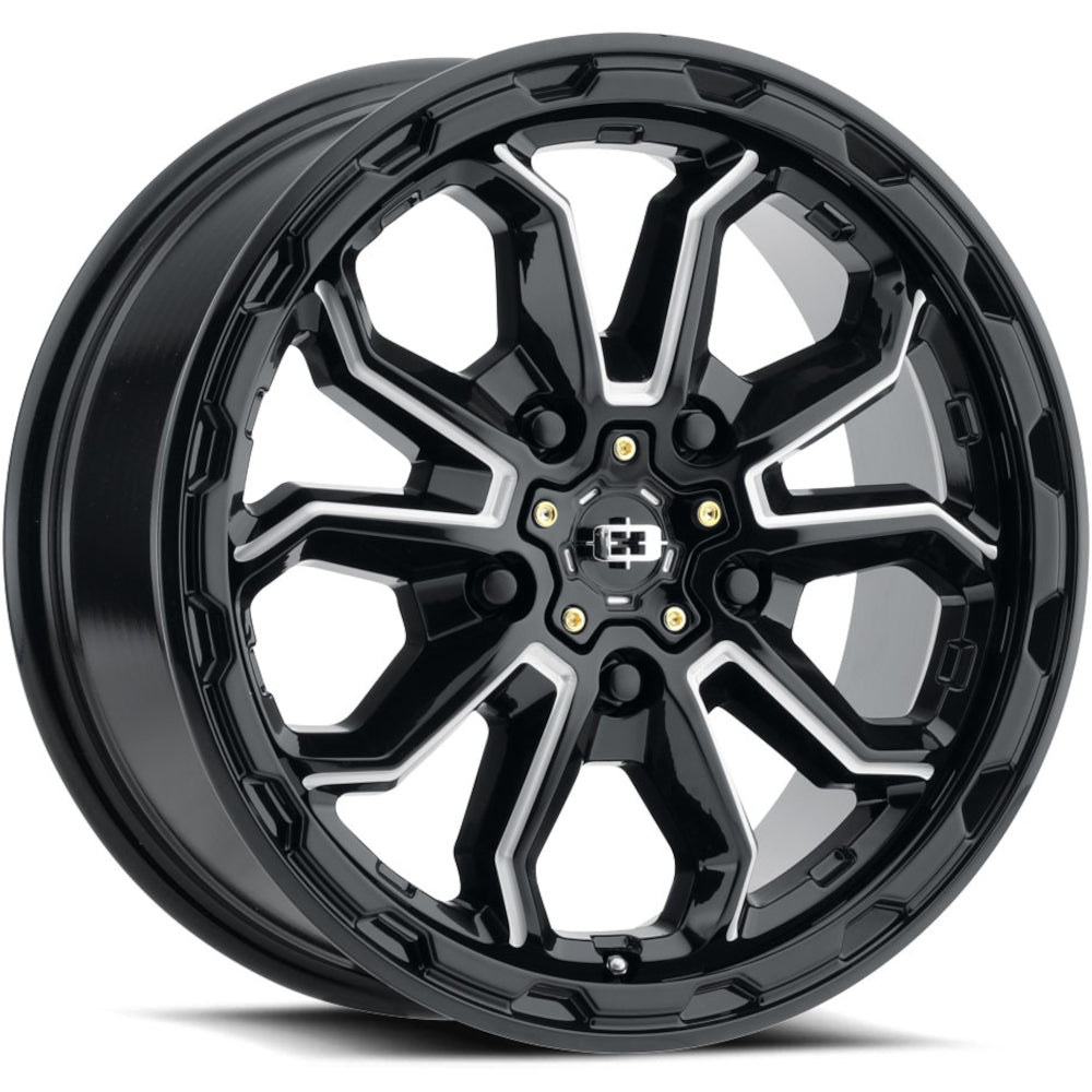 Vision Korupt Black Milled Wheel