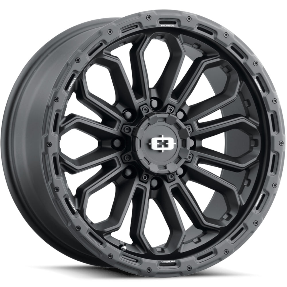 Vision Korupt Satin Black Wheel