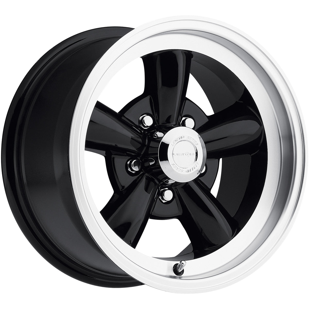Vision Legend 5 Black Machined Wheel