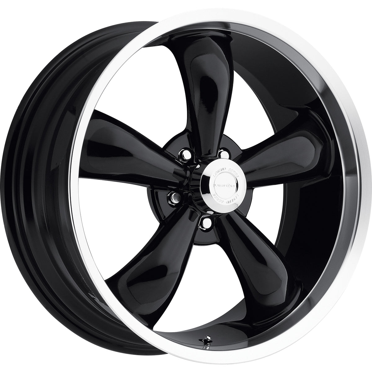 Vision Legend 5 Black Machined Wheel
