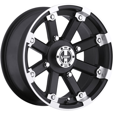 Vision Lock Out Black Machined Wheel