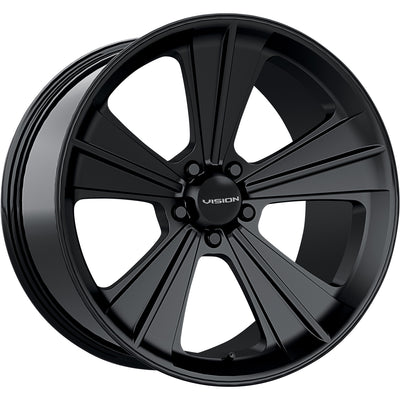 Vision Missile Satin Black Wheel