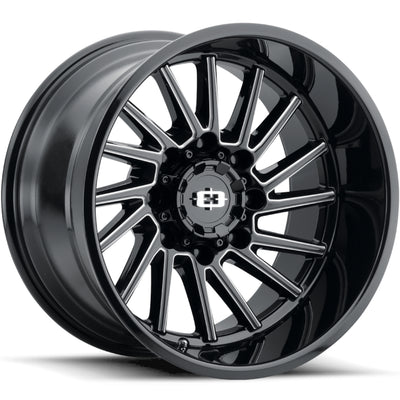 Vision Rapier Black Milled Wheel