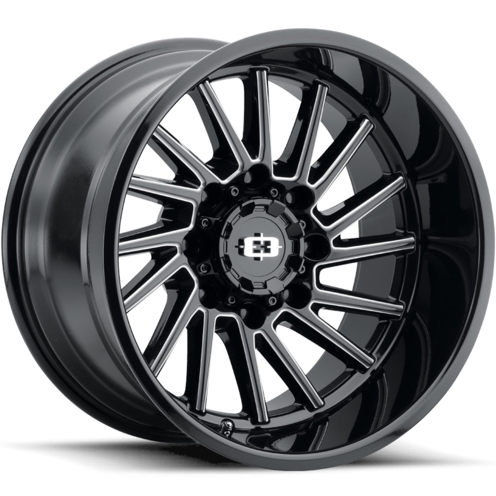 Vision Rapier Black Milled Wheel