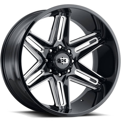 Vision Razor Black Milled Wheel