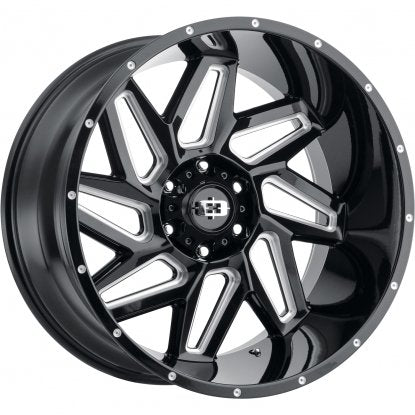 Vision Spyder Black Milled Wheel