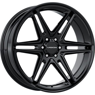Vision Wedge Gloss Black Wheel