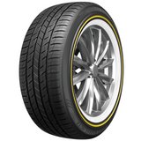 Vogue Custom Built Radial SCT2 White and Gold Stripe Tire