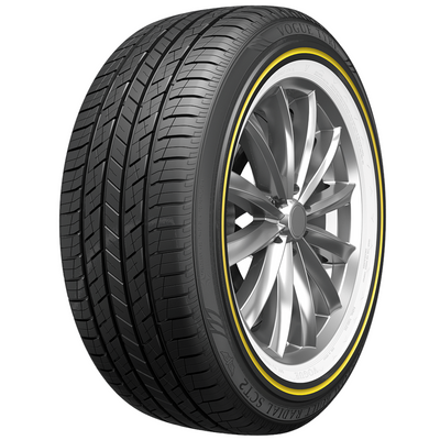 Vogue Custom Built Radial SCT2 White and Gold Stripe Tire