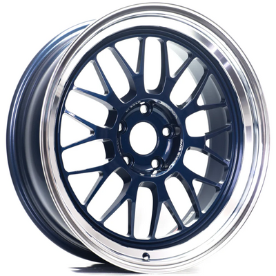 Volk 21A Blue Machined Wheel