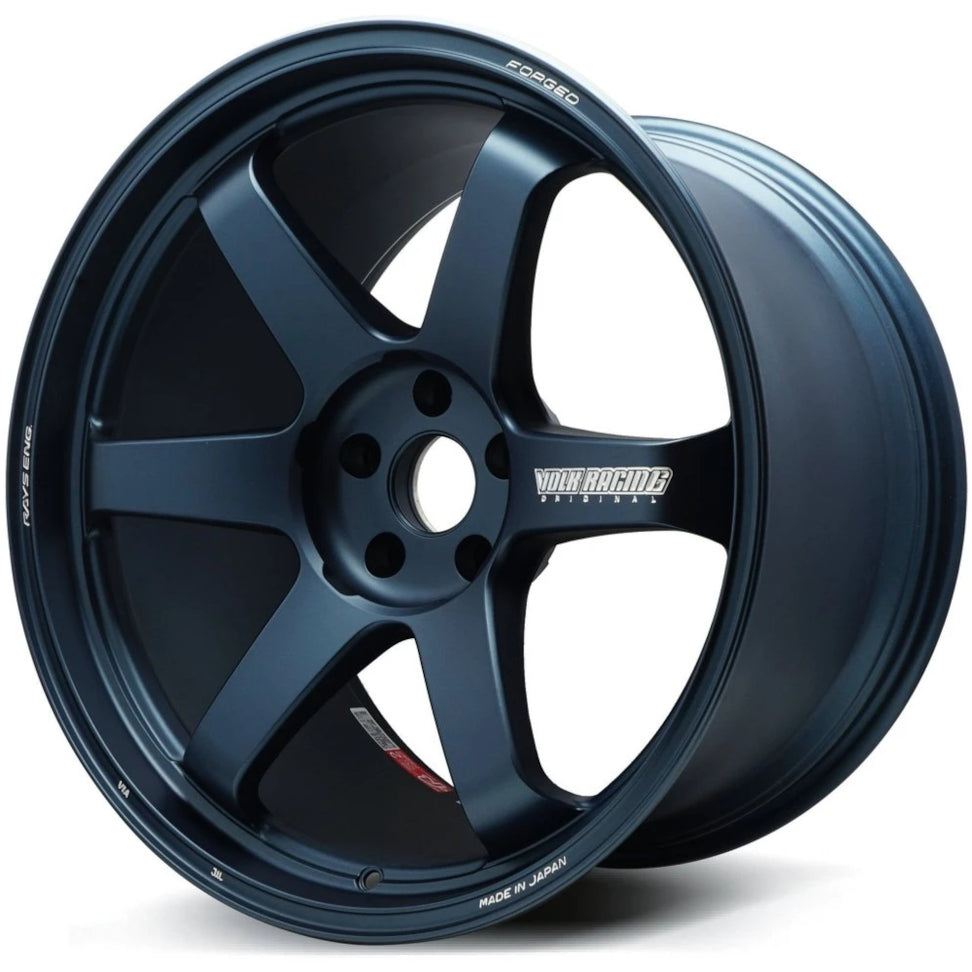 Volk TE37 Saga S-plus Blue Wheel