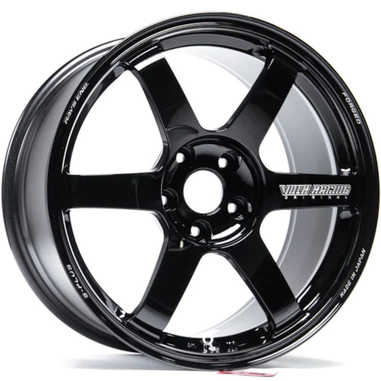 Volk TE37 Saga S-Plus Gloss Black Wheel