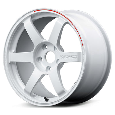 Volk TE37 Saga S-Plus Time Attack White Wheel