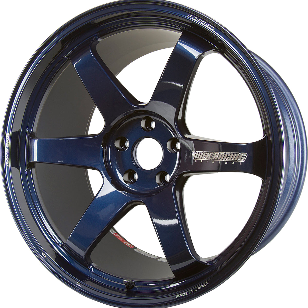 Volk TE37 Ultra Large Blue Wheel