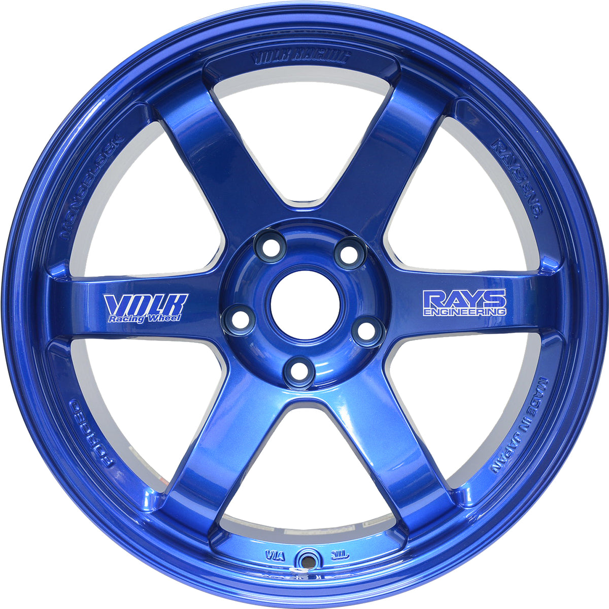 Volk TE37SL Blue Wheel