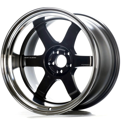 Volk TE37V Mk II Black Machined Wheel