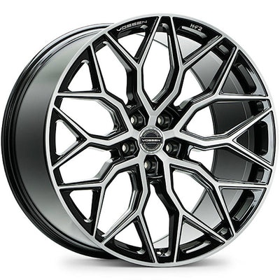 Vossen HF-2 Black wheel