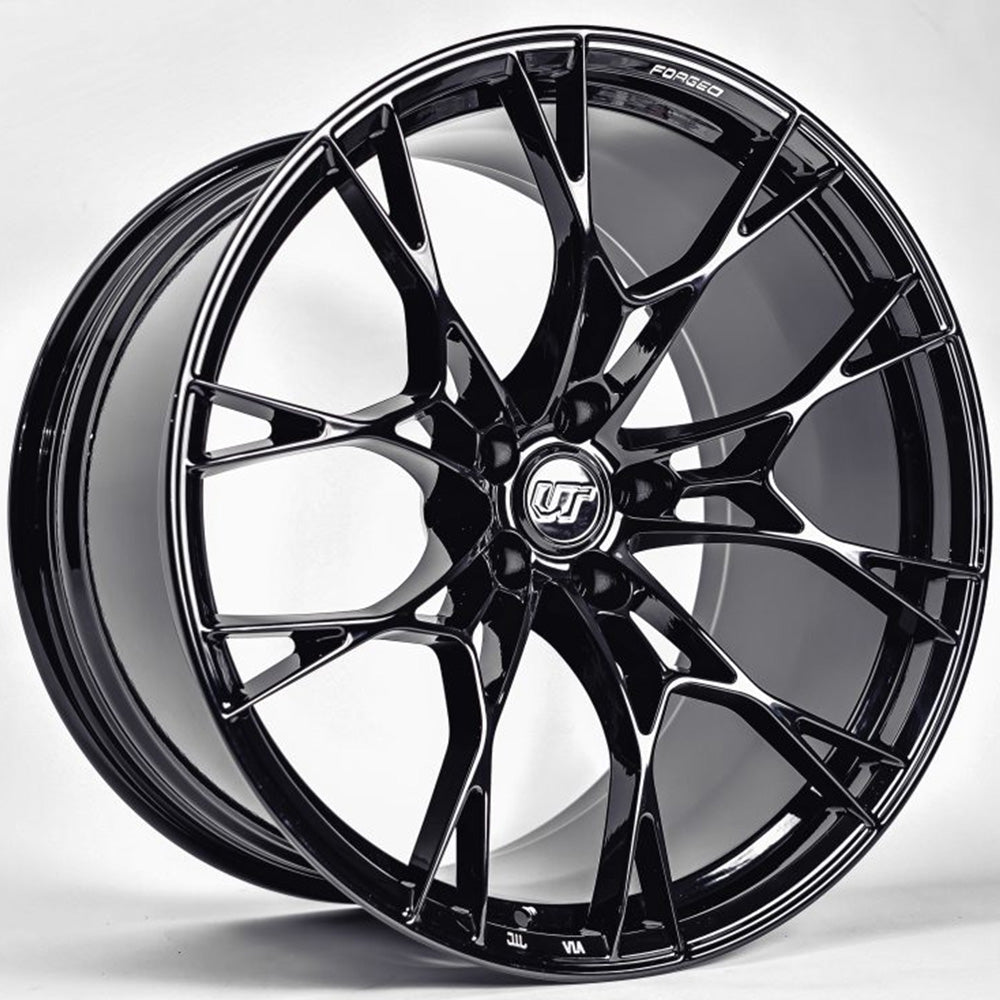 VR Forged D01 Gloss Black Wheel