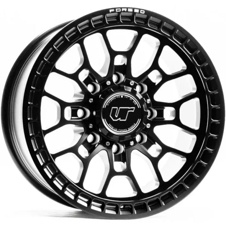 VR Forged D02 Matte Black Wheel