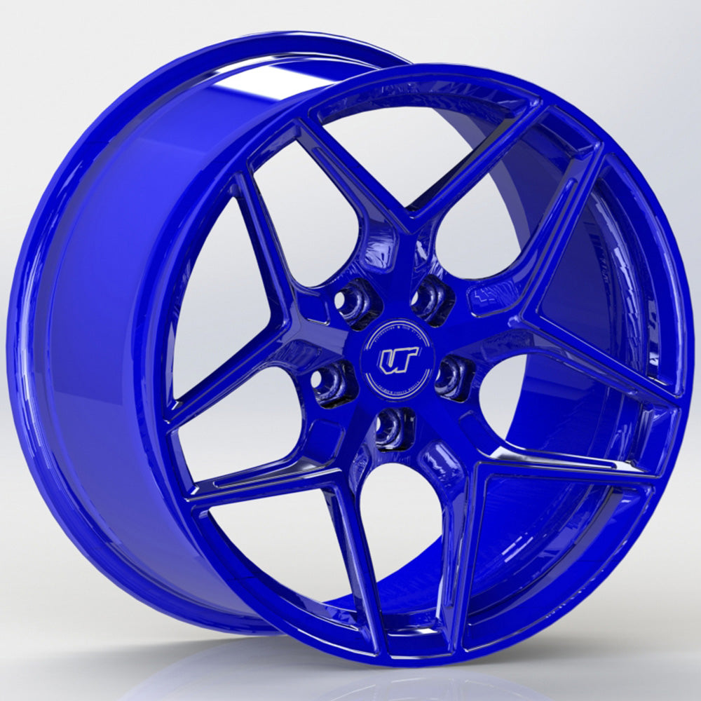 VR Forged D04 Blue Wheel