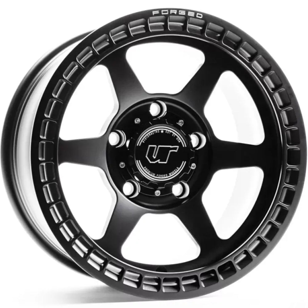 VR Forged D07 Matte Black Wheel