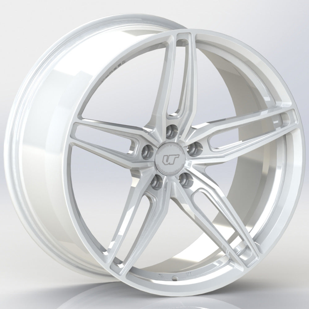 VR Forged D10 Gloss White Wheel