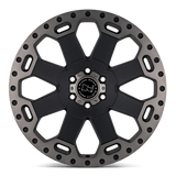 Black Rhino Warlord 18x8 +35mm Matte Black with Dark Tinted Lip