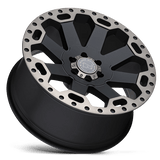 Black Rhino WARLORD 18x9 +12mm Matte Black with Machined Dark Tint