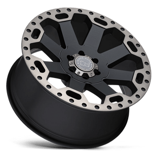 Black Rhino WARLORD 18x9 +12 Matte Black with Machined Dark Tint