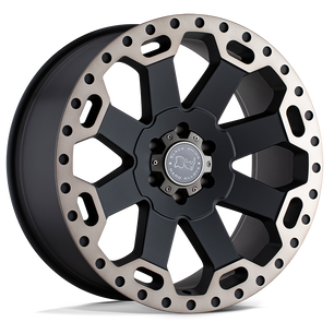 Black Rhino Warlord Matte Black With Machined Dark Tint