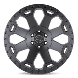 Black Rhino Warlord 18x8 +35mm Matte Gunmetal Gray (5x114.3)
