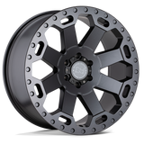 Black Rhino Warlord Gray wheel