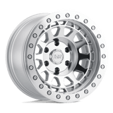 Black Rhino PRIMM 17x9 0mm Silver with Mirror Face & Machined Ring