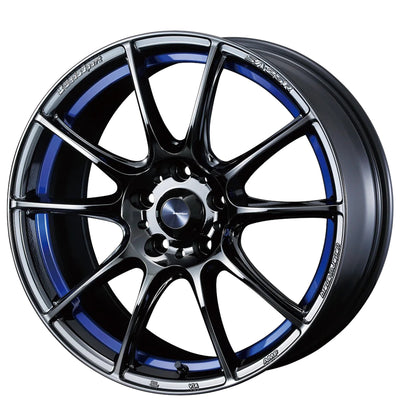 WedsSport SA-25R Black Blue wheel