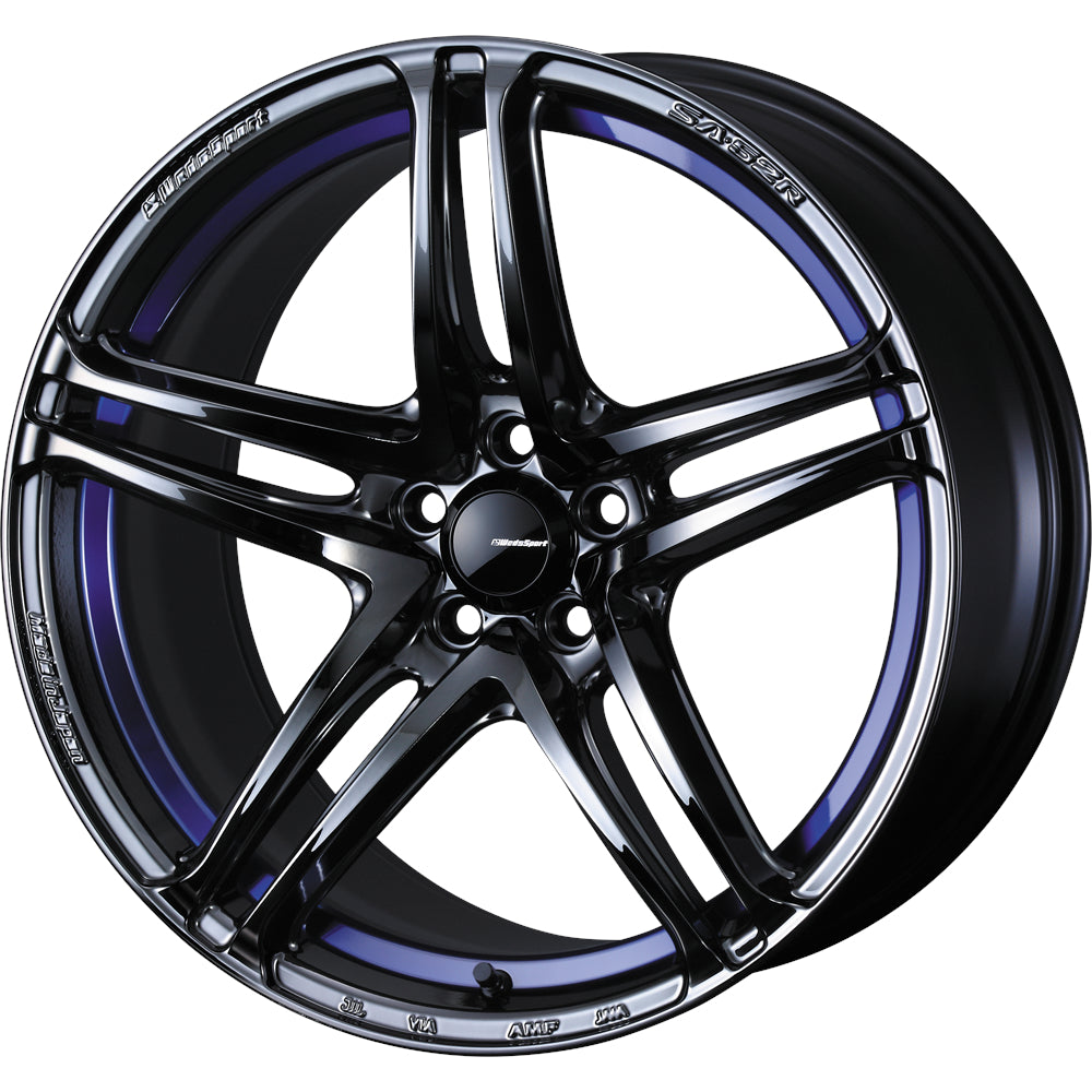 WedsSport SA-52R Black Chrome Wheel