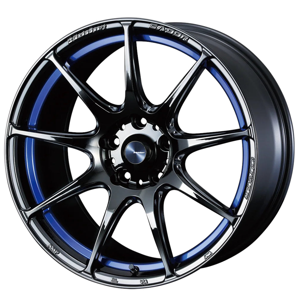 WedsSport SA-99R Black Chrome Wheel