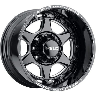 Weld Off-Road Aragon Black Milled Wheel