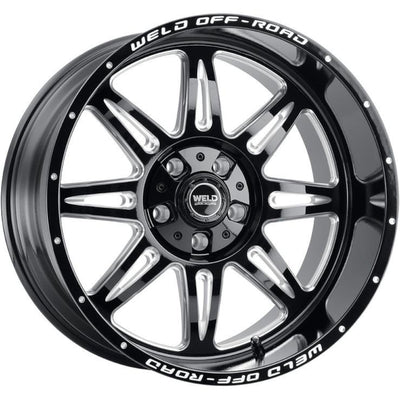 Weld Off-Road Cheyenne Black Milled Wheel