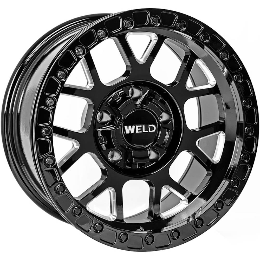 Weld Off-Road Cinch Beadlock Black Milled Wheel