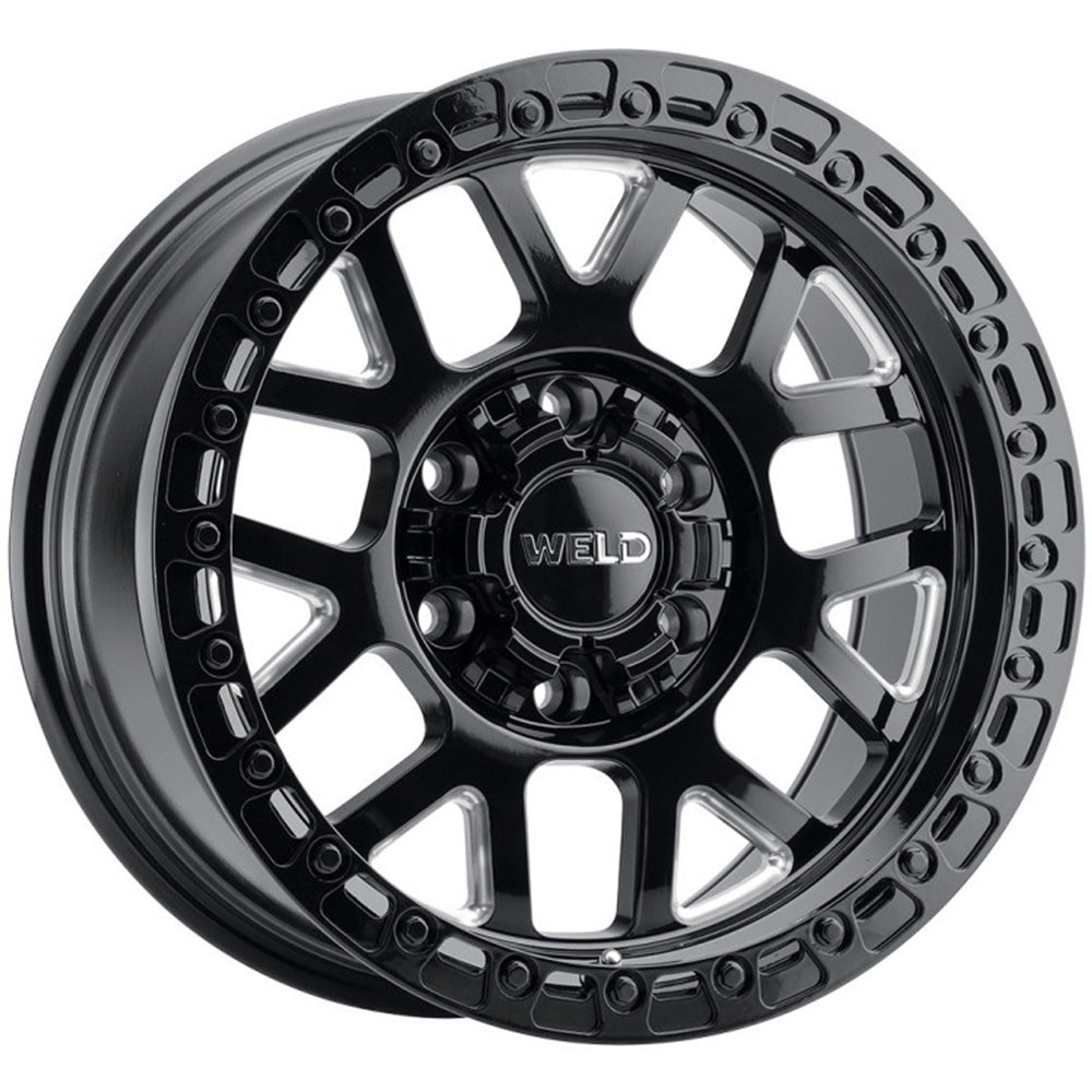 Weld Off-Road Cinch Black Milled Wheel