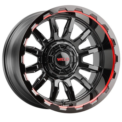 Weld Off-Road Gauntlet Black Milled Wheel