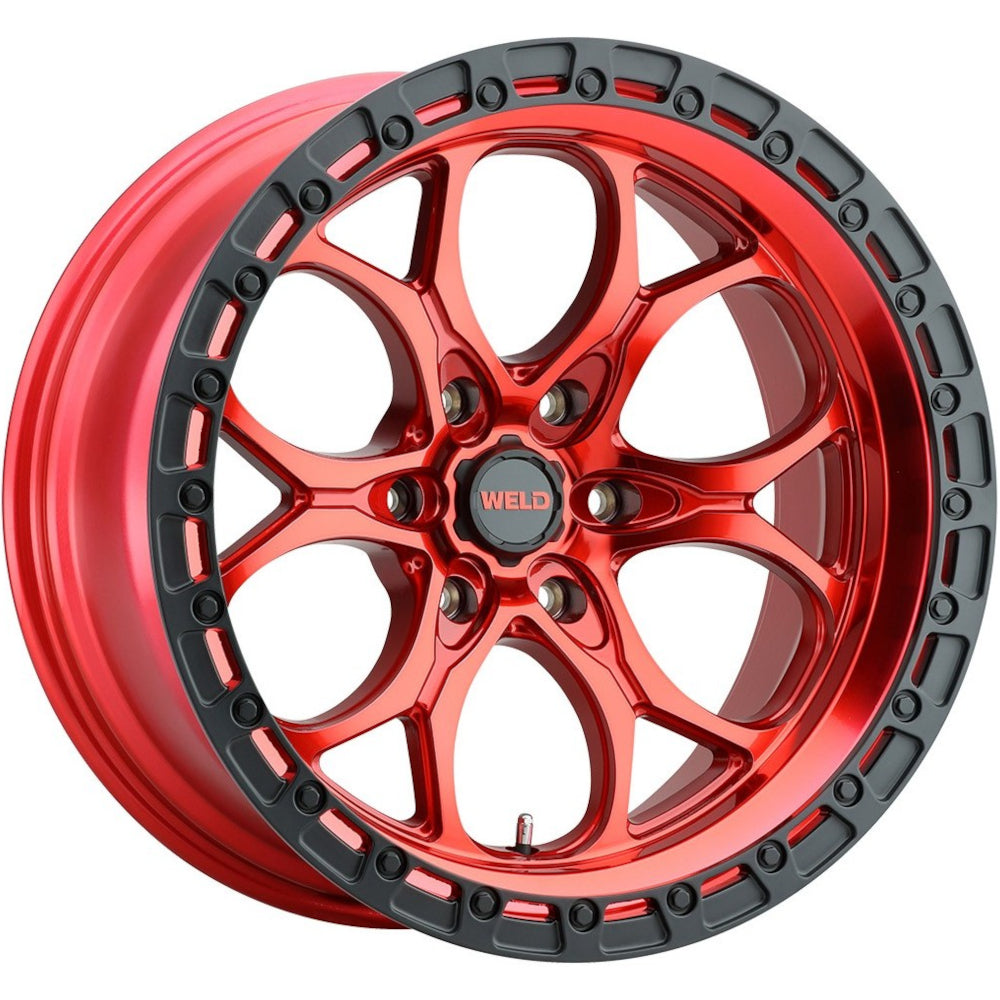 Weld Off-Road Ledge 6 Red Wheel