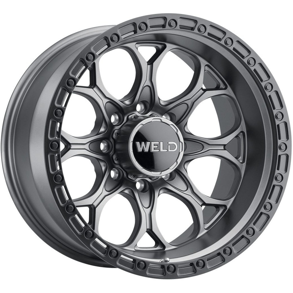 Weld Off-Road Ledge 8 Gunmetal Wheel