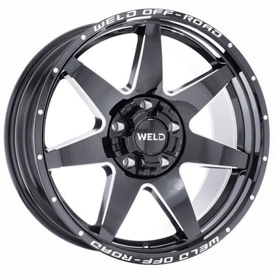 Weld Off-Road Retaliate Black Milled Wheel