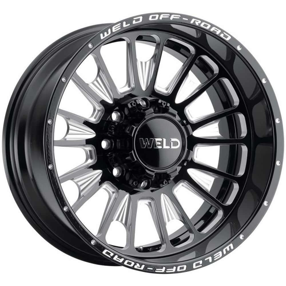 Weld Off-Road Scorch Black Milled Wheel