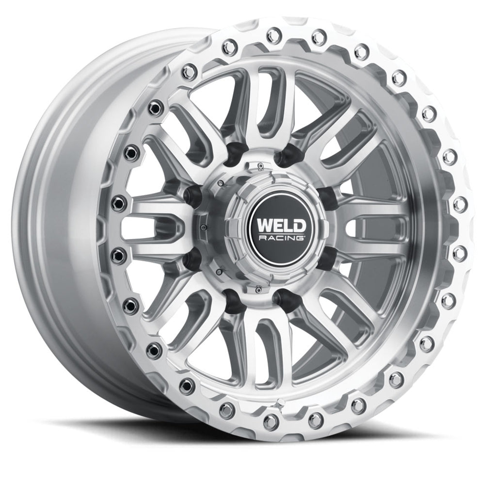 Weld Off-Road Swift Silver Machined Wheel
