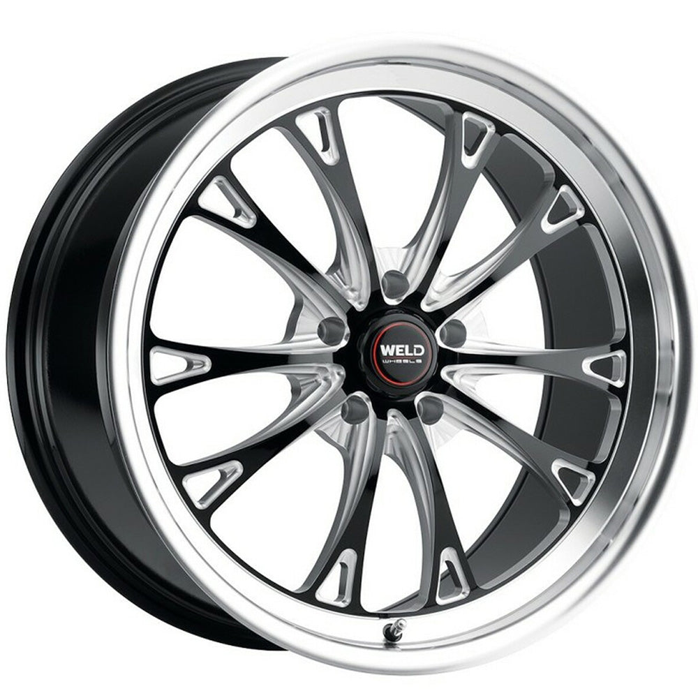 Weld Racing Belmont Drag Black Milled Wheel