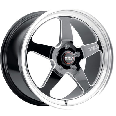 Weld Racing Ventura Drag Black Milled Wheel